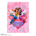 Japan Sanrio Original A4 Clear File Set - Hello Kitty & Hello Mimmy : Oshare Majo Love and Berry - 3
