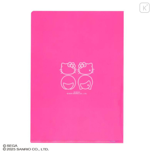 Japan Sanrio Original A4 Clear File Set - Hello Kitty & Hello Mimmy : Oshare Majo Love and Berry - 4