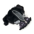 Japan Sanrio Mascot Holder Mini Plush Pouch - Kuromi : Moonlit Midnight - 4