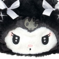 Japan Sanrio Plush Drawstring Bag - Kuromi : Moonlit Midnight - 3