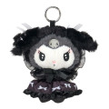 Japan Sanrio Eco Shopping Bag & Mascot Pouch - Kuromi : Moonlit Midnight - 2