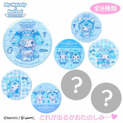 Japan Sanrio Secret Can Badge - Kuromi & My Melody : Dolly Mix Blind Box