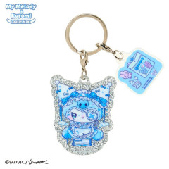 Japan Sanrio Acrylic Keychain - Kuromi : Dolly Mix Glitter