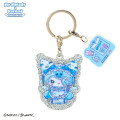 Japan Sanrio Acrylic Keychain - Kuromi : Dolly Mix Glitter - 1