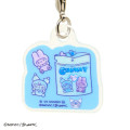 Japan Sanrio Acrylic Keychain - Kuromi : Dolly Mix Glitter - 3