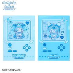 Japan Sanrio A4 Clear File Folder - Kuromi & My Melody : Dolly Mix