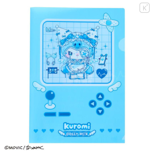 Japan Sanrio A4 Clear File Folder - Kuromi & My Melody : Dolly Mix - 5