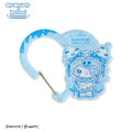 Japan Sanrio Acrylic Carabiner - Kuromi : Dolly Mix Heart - 1