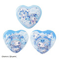 Japan Sanrio Heart Badge Set - Kuromi & My Melody : Dolly Mix - 2