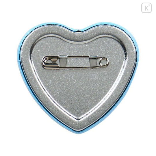 Japan Sanrio Heart Badge Set - Kuromi & My Melody : Dolly Mix - 6