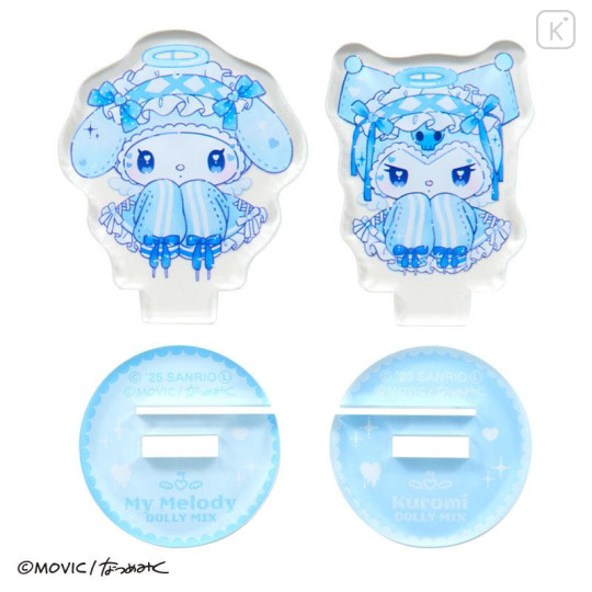 Japan Sanrio Mini Acrylic Stand - Kuromi & My Melody : Dolly Mix A - 3