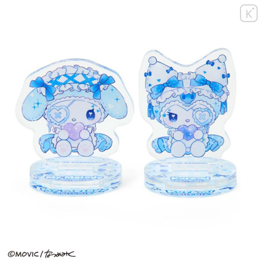 Japan Sanrio Mini Acrylic Stand - Kuromi & My Melody : Dolly Mix B - 2