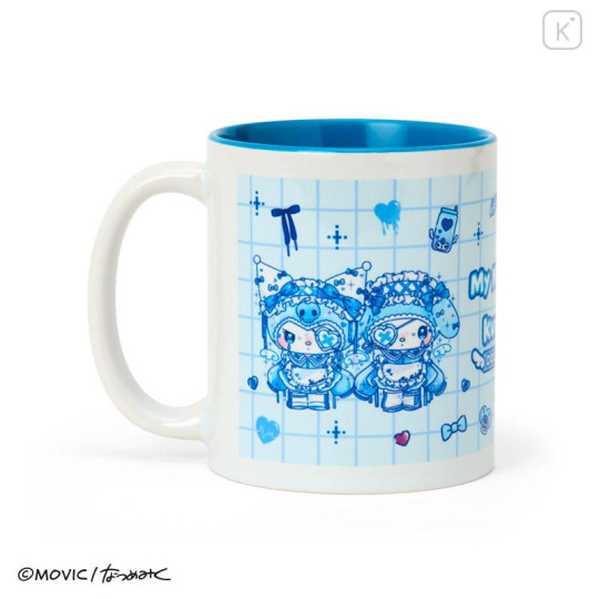 Japan Sanrio Porcelain Mug - Kuromi & My Melody : Dolly Mix - 3