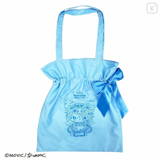 Japan Sanrio Satin Tote Bag - Kuromi : Dolly Mix - 2