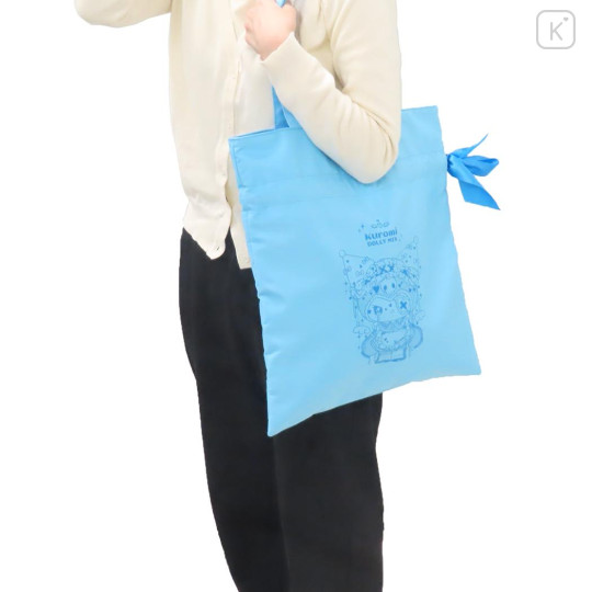 Japan Sanrio Satin Tote Bag - Kuromi : Dolly Mix - 7