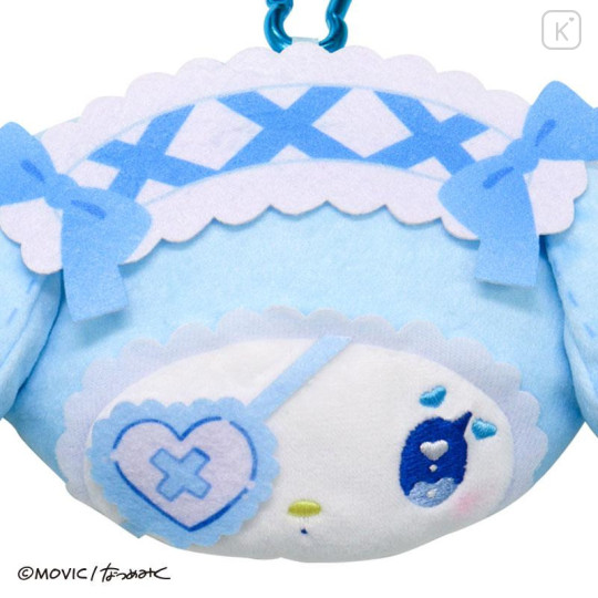 Japan Sanrio Face-shaped Pouch with Carabiner - My Melody : Dolly Mix - 4