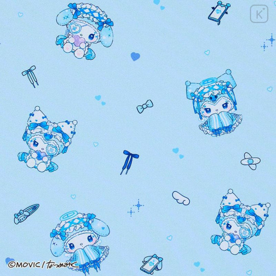 Japan Sanrio Desk Mat - Kuromi & My Melody : Dolly Mix - 3