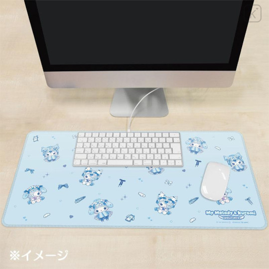 Japan Sanrio Desk Mat - Kuromi & My Melody : Dolly Mix - 4