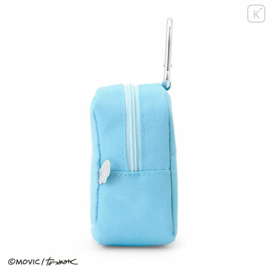 Japan Sanrio Mini Accessory Pouch with Carabiner - Kuromi : Dolly Mix Game Console Style - 2