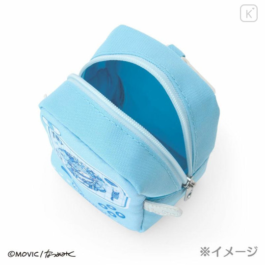 Japan Sanrio Mini Accessory Pouch with Carabiner - Kuromi : Dolly Mix Game Console Style - 3