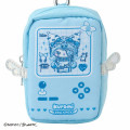 Japan Sanrio Mini Accessory Pouch with Carabiner - Kuromi : Dolly Mix Game Console Style - 4
