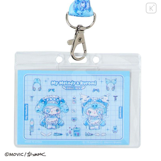 Japan Sanrio Neck Strap - Kuromi & My Melody : Dolly Mix - 2