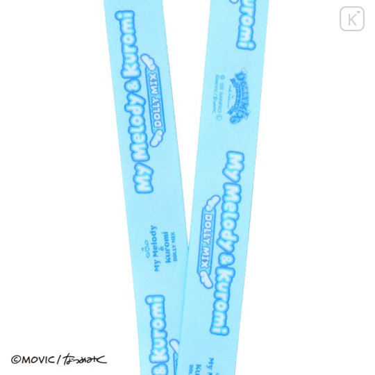 Japan Sanrio Neck Strap - Kuromi & My Melody : Dolly Mix - 4