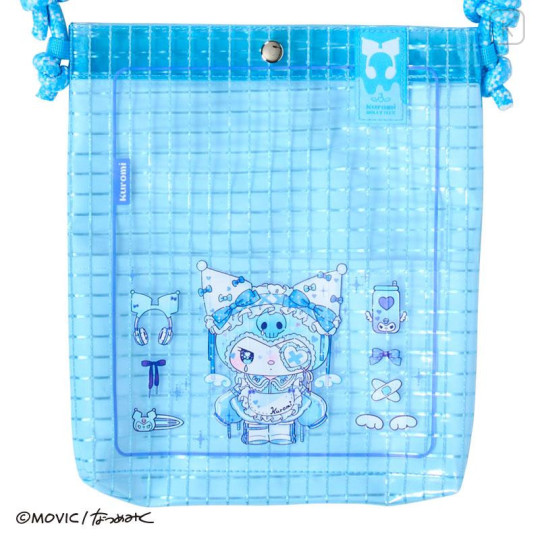 Japan Sanrio Clear Pochette Crossbody Shoulder Bag - Kuromi : Dolly Mix - 2