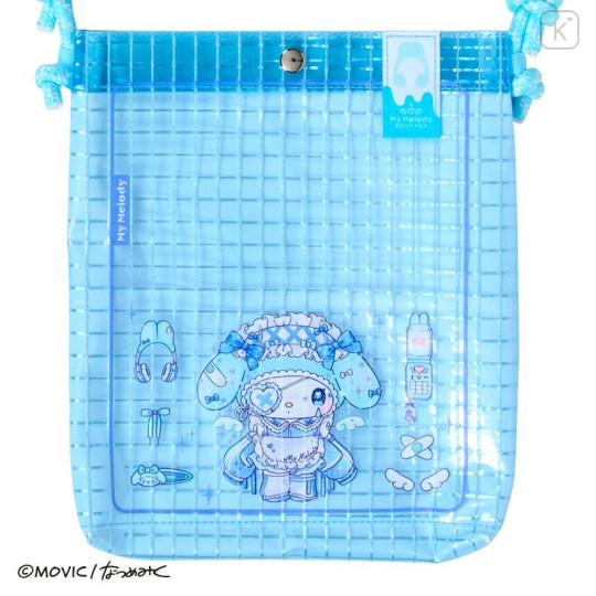 Japan Sanrio Clear Pochette Crossbody Shoulder Bag - My Melody : Dolly Mix - 2