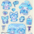 Japan Sanrio Drop Jelly Seal Sticker - Kuromi & My Melody : Dolly Mix - 3