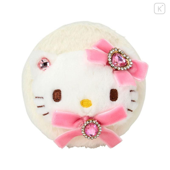 Japan Sanrio Original 2-sided Compact Mirror - Hello Kitty : Mascot Stone Ribbon - 2