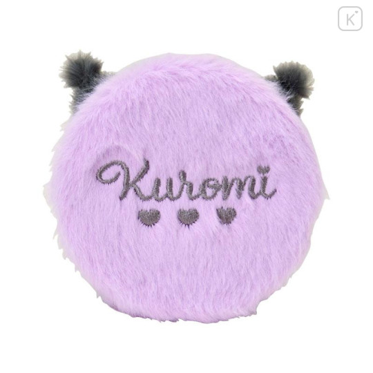 Japan Sanrio Original 2-sided Compact Mirror - Kuromi : Mascot Stone Ribbon - 3