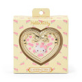 Japan Sanrio Original Mirror Accessory Case - Hello Kitty : Heart Shape Rose - 1