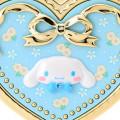 Japan Sanrio Original Mirror Accessory Case - Cinnamoroll : Heart Shape Rose - 5