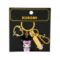 Japan Sanrio Original Mascot Bag Charm Smart Keychain - Kuromi : Purple Stone Figure - 1