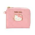 Japan Sanrio Original Bifold Wallet - Hello Kitty : Pink Gold - 1