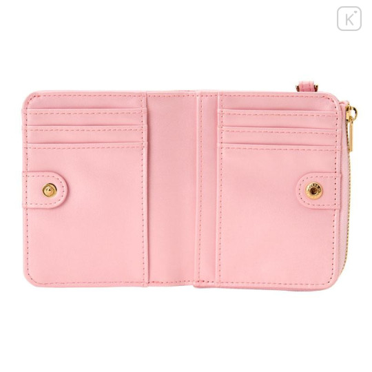 Japan Sanrio Original Bifold Wallet - Hello Kitty : Pink Gold - 2