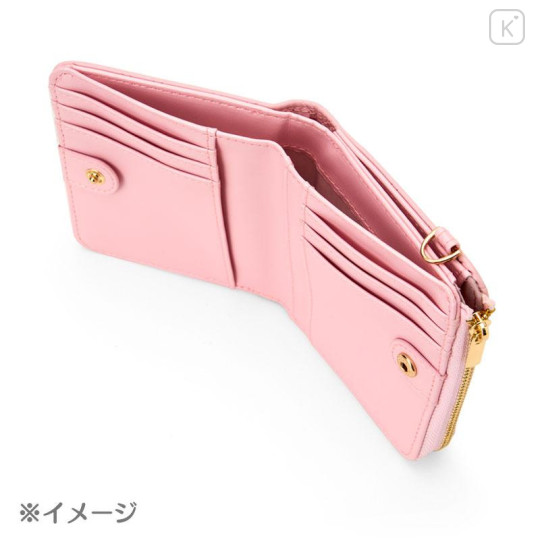 Japan Sanrio Original Bifold Wallet - Cinnamoroll : Blue Gold - 4