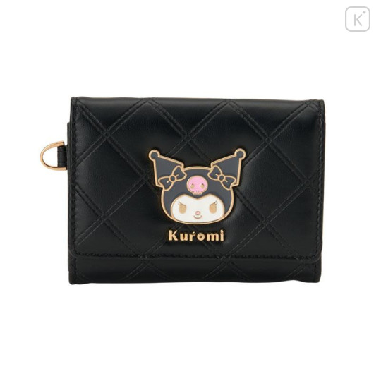 Japan Sanrio Original Business Card Case - Kuromi : Black Gold - 1