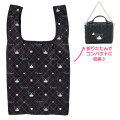 Japan Sanrio Original Eco Shopping Bag & Handbag Pouch - Kuromi - 1