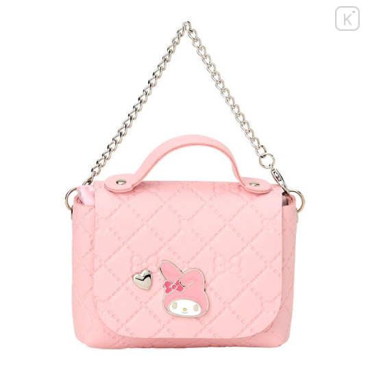 Japan Sanrio Original Eco Shopping Bag & Handbag Pouch - My Melody : Pink - 2