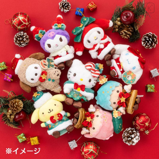 Japan Sanrio Original Mascot Holder - Cinnamoroll : Christmas 2025 - 4
