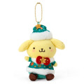 Japan Sanrio Original Mascot Holder - Pompompurin : Christmas 2025 - 1