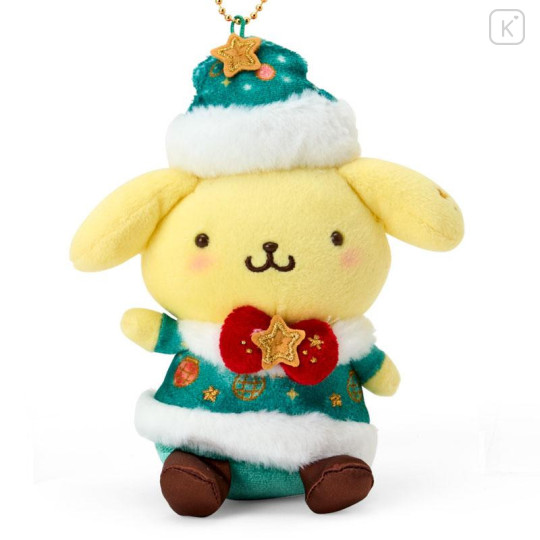 Japan Sanrio Original Mascot Holder - Pompompurin : Christmas 2025 - 2