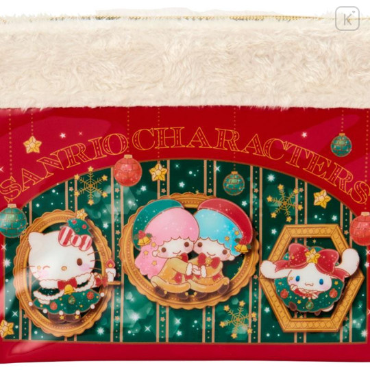 Japan Sanrio Original Flat Pouch - Characters Christmas - 3