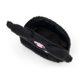 Japan Sanrio Original Face-shaped Pouch with Snack - Kuromi - 3