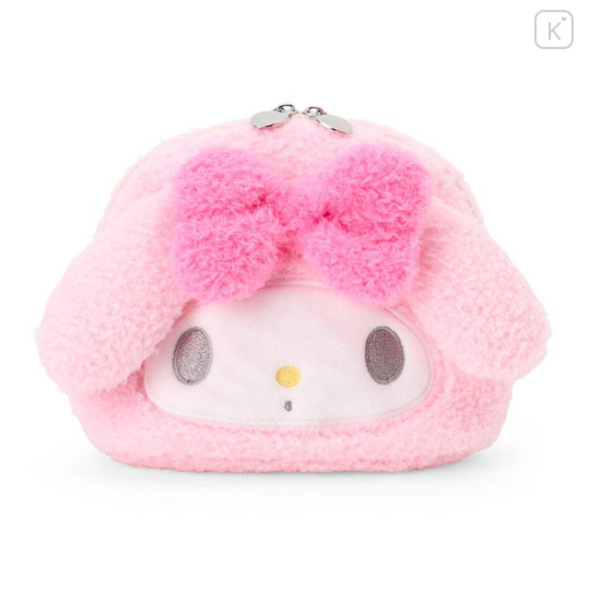 Japan Sanrio Original Face-shaped Pouch with Snack - My Melody - 1