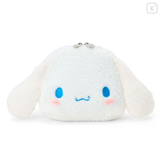 Japan Sanrio Original Face-shaped Pouch with Snack - Cinnamoroll - 1