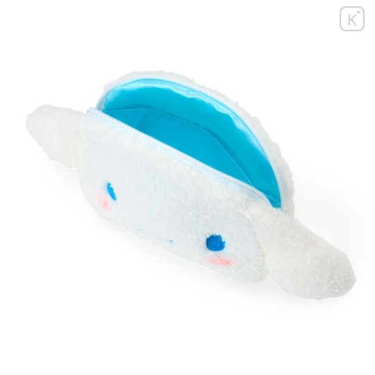 Japan Sanrio Original Face-shaped Pouch with Snack - Cinnamoroll - 3