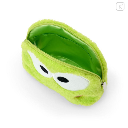 Japan Sanrio Original Face-shaped Pouch with Snack - Keroppi - 3